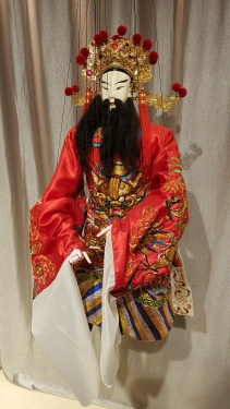 One of the three Gods from a popular traditional play