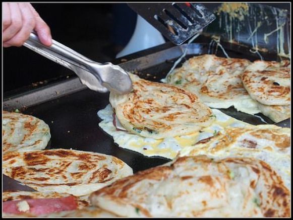 Favorite breakfast #1 - Scallion pancake